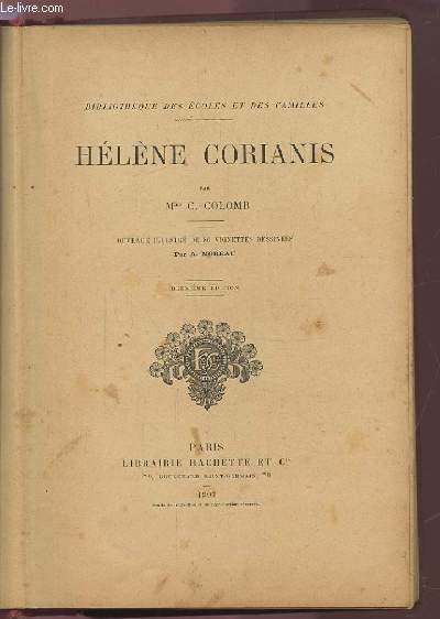 HELENE CORIANIS - BIBLIOTHEQUE DES ECOLES ET DES FAMILLES.