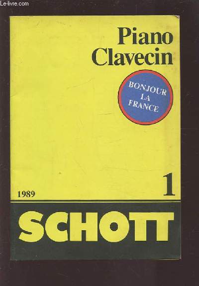 PIANO CLAVECIN - VOLUME 1.