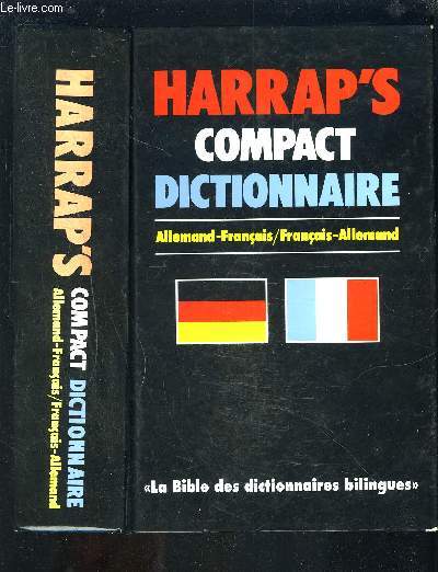 HARRAP'S - COMPACT DICTIONNAIRE - ALLEMAND / FRANCAIS et FRANCAIS/ALLEMAND.