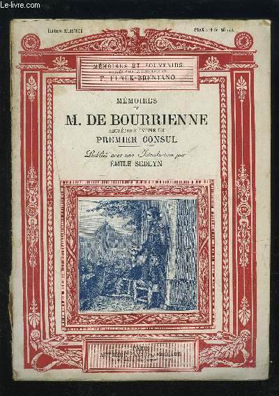 MEMOIRES DE M. DE BOURRIENNE.