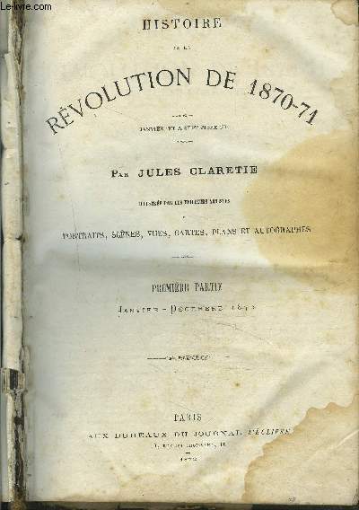 HISTOIRE DE LA REVOLUTION DE 1870-71.