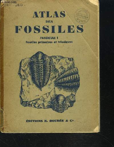 ATLAS DES FOSSILES / FASCICULE 1 / FOSSILES PRIMAIRES ET TRIASIQUES