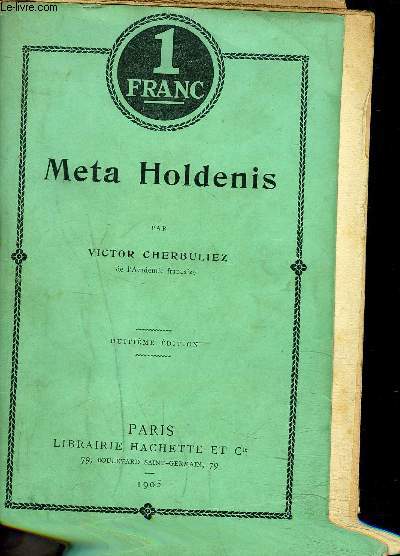 META HOLDENIS - 8EME EDITION - COLLECTION 1 FRANC