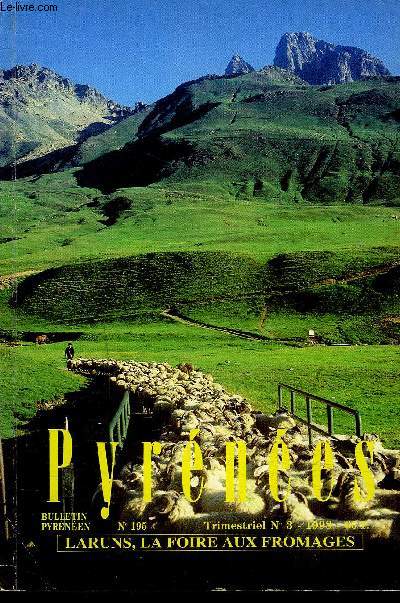PYRENEES BULLETIN PYRENEEN N195 N3 1998 - La maison traditionnelle et l'art de vivre en andorre - le haut aragon de roger laut - les porte au campbielh - aux picors de europa - t et automne 1998 nouvelles du muse pyrnen etc.