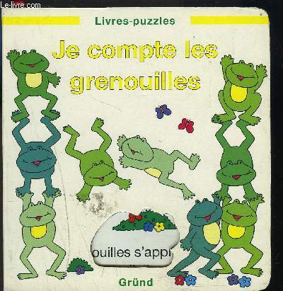 JE COMPTE LES GRENOUILLES / COLLECTION LIVRES-PUZZLES