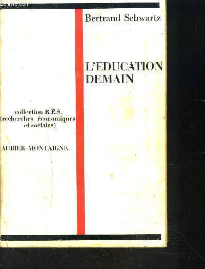 L EDUCATION DEMAIN- COLLECTION R.E.S.