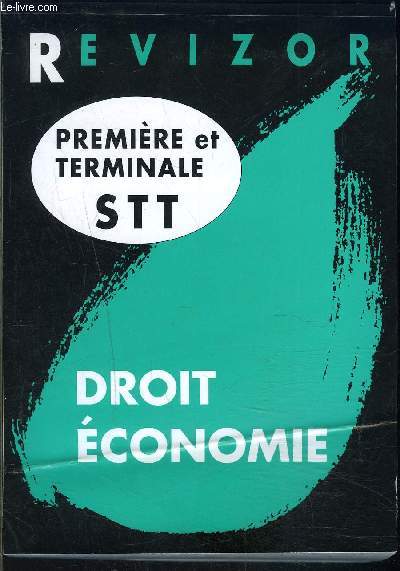REVIZOR- DROIT ECONOMIE- 1re et terminale STT