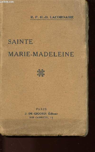 SAINTE MARIE-MADELEINE