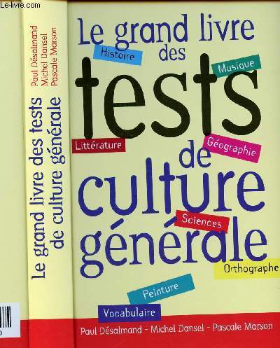 LE GRAND LIVRE DES TEST DE CULTURE GENERALE