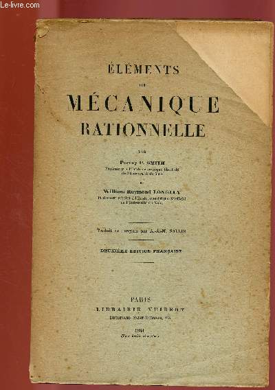 ELEMENTS DE MECANIQUE RATIONNELLE