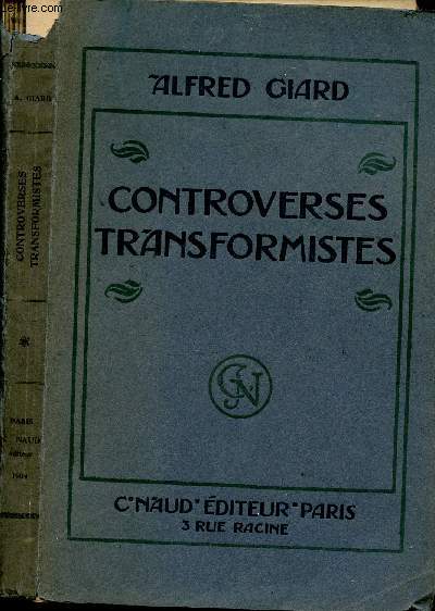 CONTROVERSES TRANSFORMISTES