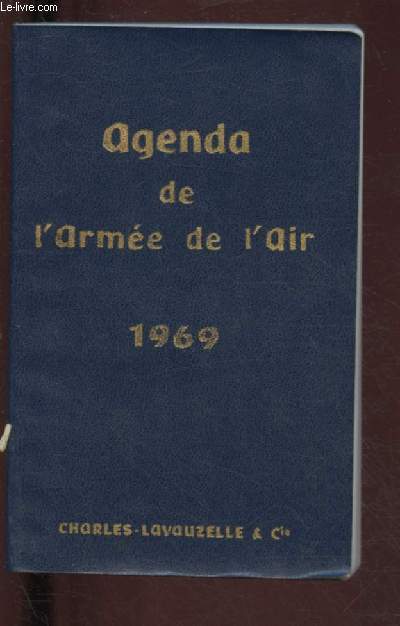 AGENDA DE L'ARMEE DE L'AIR 1969 - 34e ANNEE