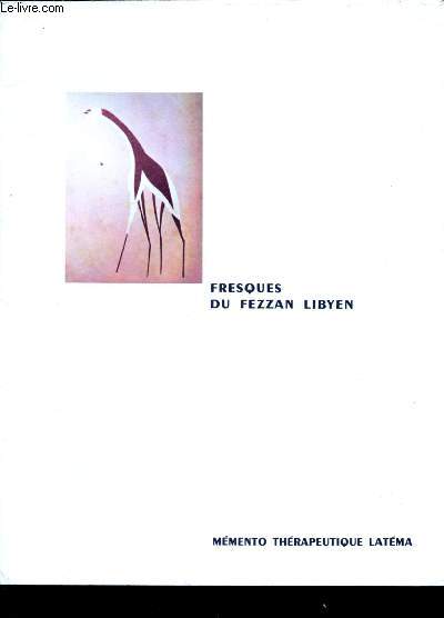 FRESQUE DU FEZZAN LIBYEN -MEMENTO THERAPEUTIQUE