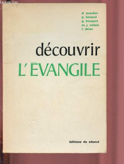 DECOUVRIR L'EVANGILE