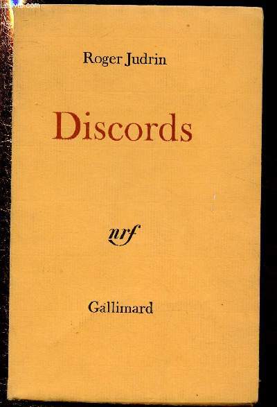DISCORDS (EXEMPLAIRE N682/1950 )