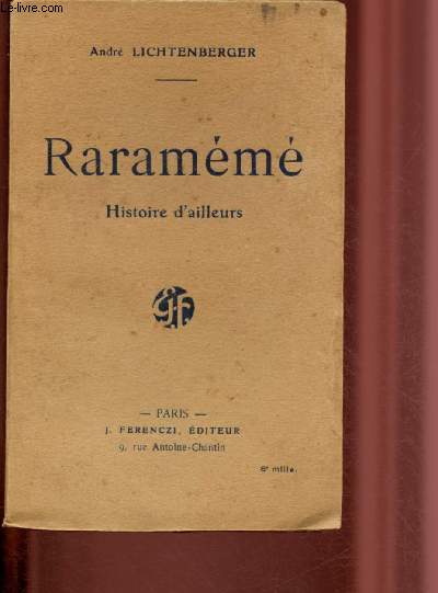 RARAMEME - HISTOIRE D'AILLEURS