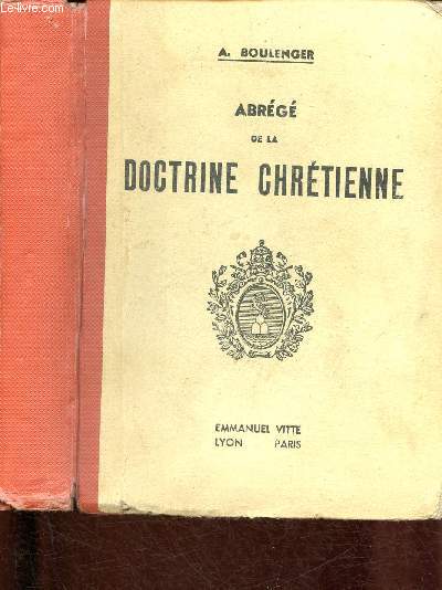 ABREGE DE LA DOCTRINE CHRETIENNE - COURS MOYEN