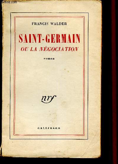 Saint-Germain ou la ngociation