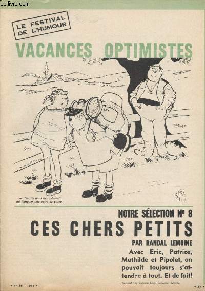 Le Festival de l'humour - Vacances optimistes - Notre slection n35 - 1963