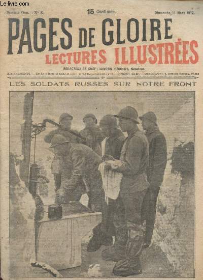 Pages de gloire - Lectures illustres n8 - Dimanche 11 Mars 1917