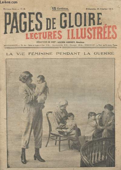 Pages de gloire - Lectures illustres n6 - Dimanche 25 fvrier 1917