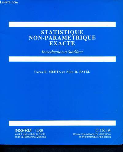 Statistique non-paramtrique exacte - Introduction  StatXact
