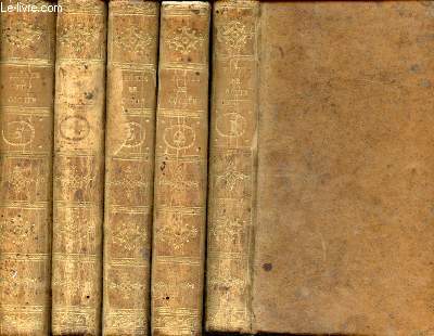Prones ou instructions familires surs les Epitres et Evangiles de toute l'anne  5 volumes : Tomes I , II, III, IV et V