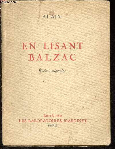En lisant Balzac