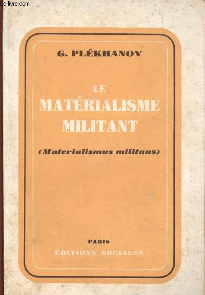 Le matrialisme militant (Materialismus militans)