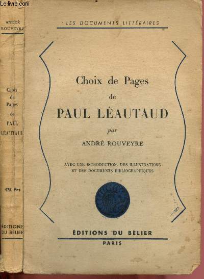 Choix de pages de Paul Lautaud