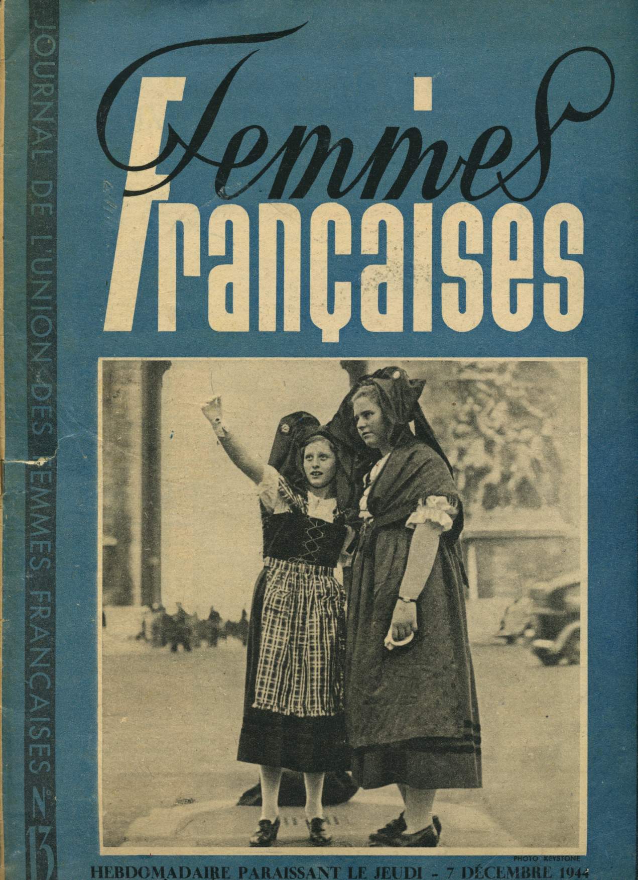 Femmes franaises - 7 Dcembre 1944 (Journaux de l'Union des Femmes Franaises) :