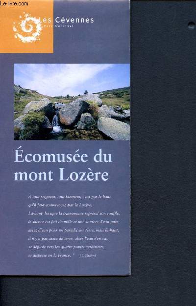Ecomuse du Mont Lozre - Les Cvennes - Parc national - Brochure dpliante