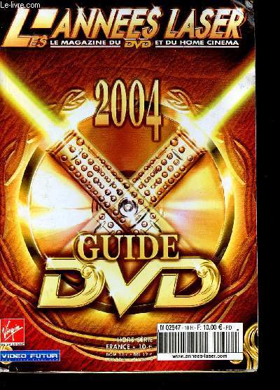 Les annes Laser- Hors srie dvd- 2004 - le magazine du dvd et du HD home cinema - Catalogue- 2004 guide dvd