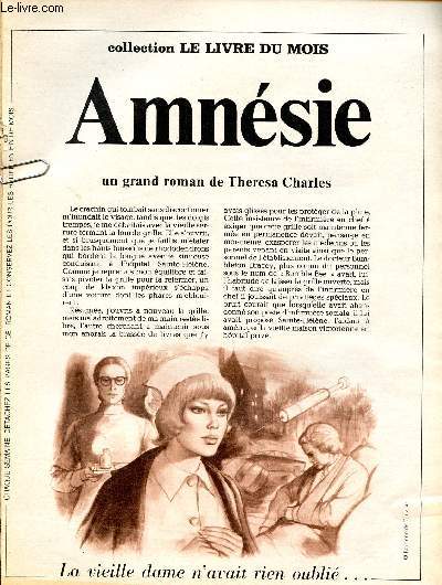 Amnsie - Collection le livre du mois