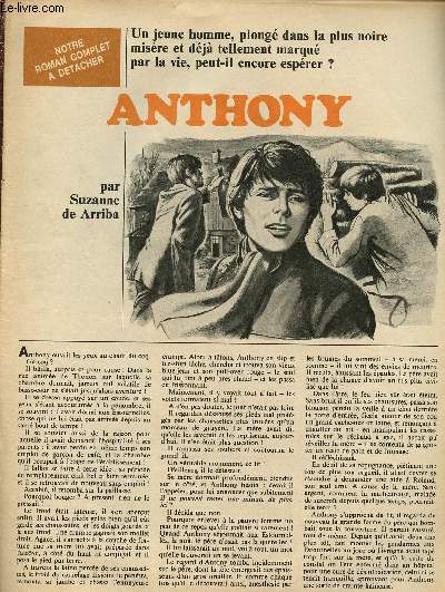 Anthony - Notre roman complet  dtacher