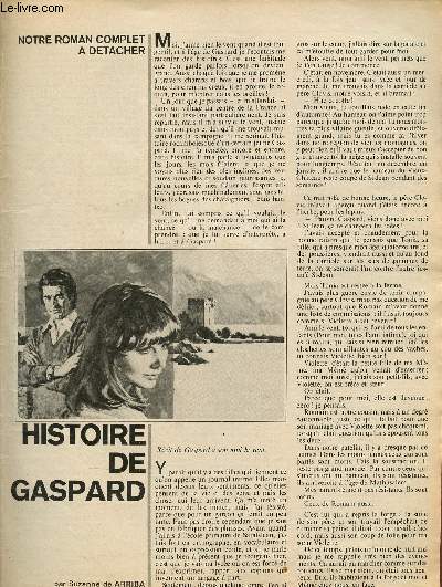 Histoire de Gaspard - Notre roman complet  dtacher