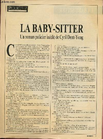 La baby sitter - Roman Policier - Bonne soire
