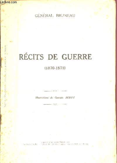 Rcits de guerre 1870 - 1871 - lot de 5 livrets, supplments de l'illustration du 7 ocotbre 1911 jusqu'au 4 novrembre 1911