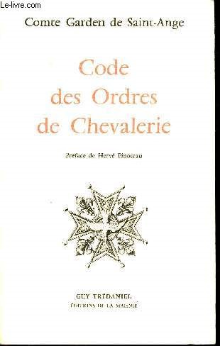 Code des ordres de chevalerie