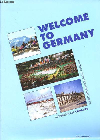 Welcome to germany - autumn winter 1994/95 - tourist information about germany