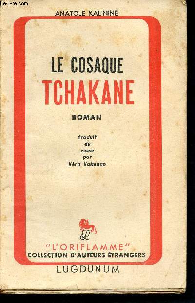 Le cosaque tchakane - roman