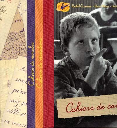 Coffret de livres - Nos cahiers d'enfance - Cahiers de cancres, Cahiers de rcitations, Cahiers de morales