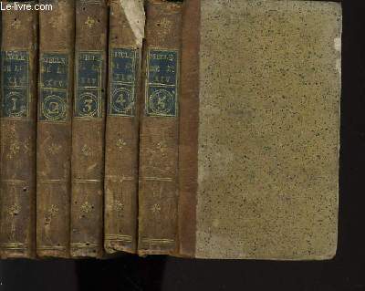 SIECLES DE LOUIS XIV et LOUIS XV du Tome 1  5 (complet en 5 volume)