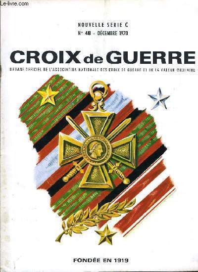 NOUVELLE SERIE C n48 : CROIX DE GUERRE