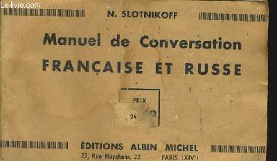 MANUEL DE CONVERSATION FRANCAISE ET RUSSE