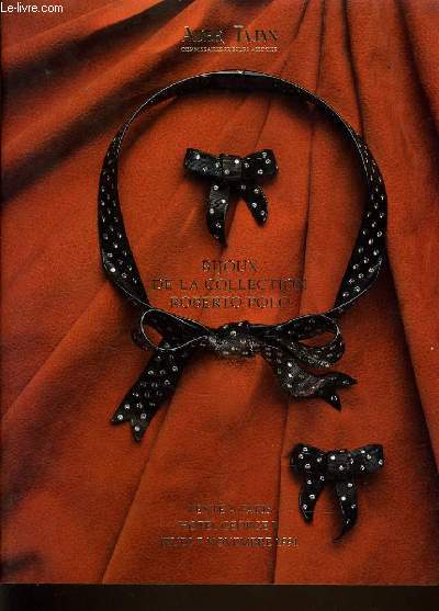 CATALOGUE DE VENTE AUX ENCHERES : Bijoux de la collection Roberto Polo le jeudi 7 novembre 1991  l'htel George V