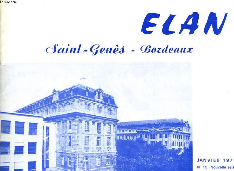 ELAN n19 : St Genes - Bordeaux