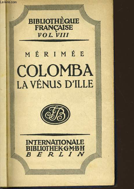 COLOMBA - LA VENUS D'ILLE