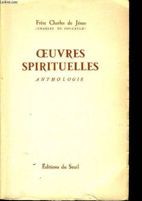 OEUVRE SPIRITUELLES anthologie