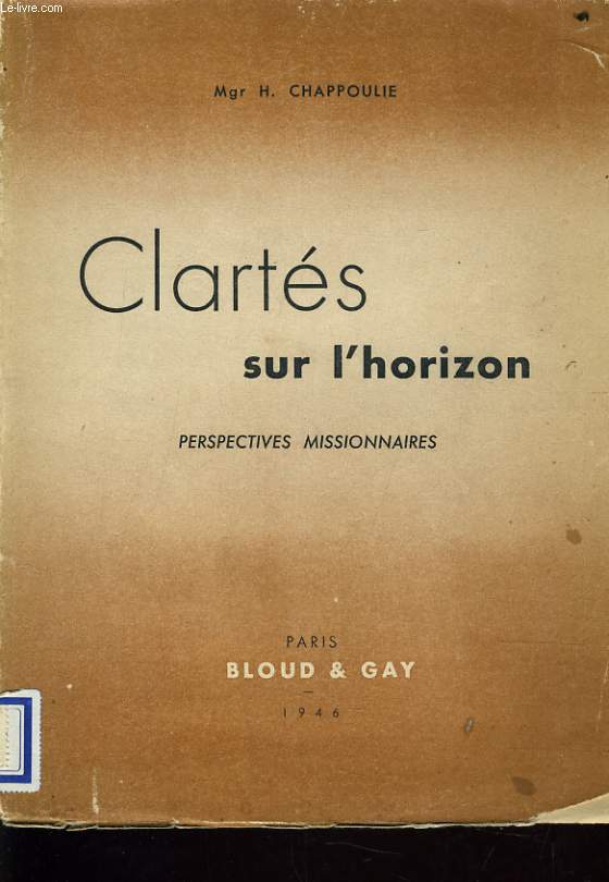 CLARTES SUR L'HORIZON perspectivs missionnaires